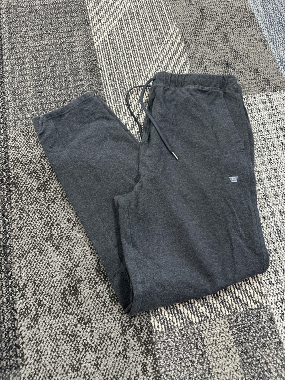Mack Weldon Charcoal Heather Ace Sweatpants Size-XXL